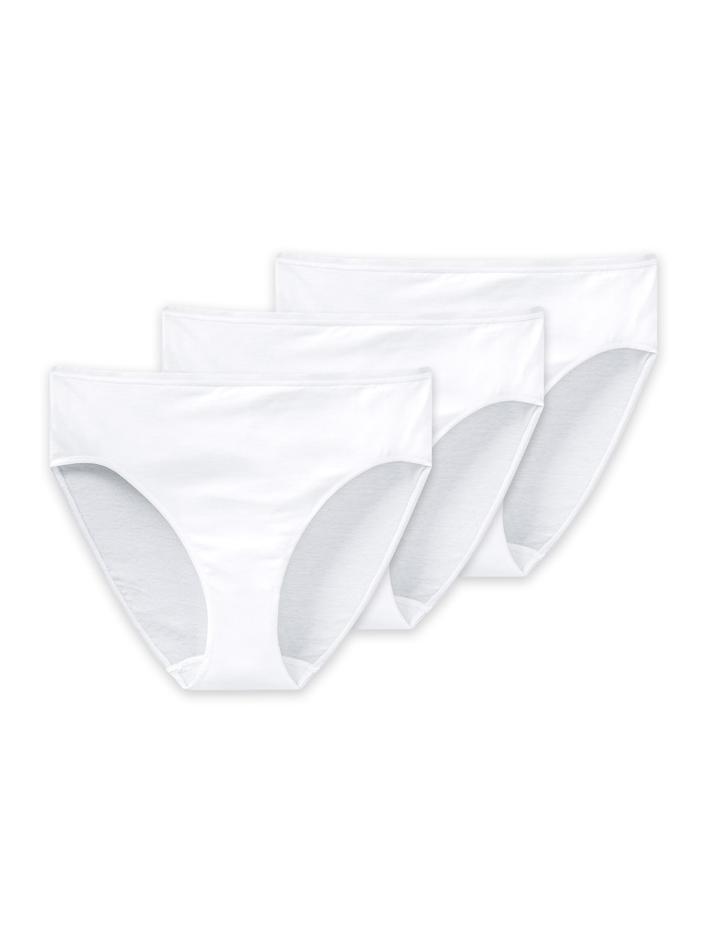 SCHIESSER Damen 3PACK Slip - weiss