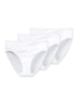 SCHIESSER Damen 3PACK Slip - weiss
