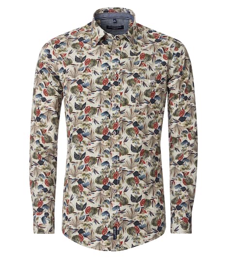 Freizeithemd Print Casual Fit