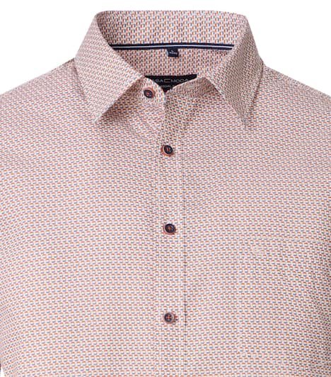 Freizeithemd Kurzarm Print Casual Fit