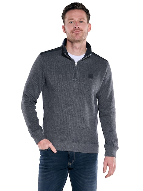 engbers Herren Sweatshirt regular , Saphirblau