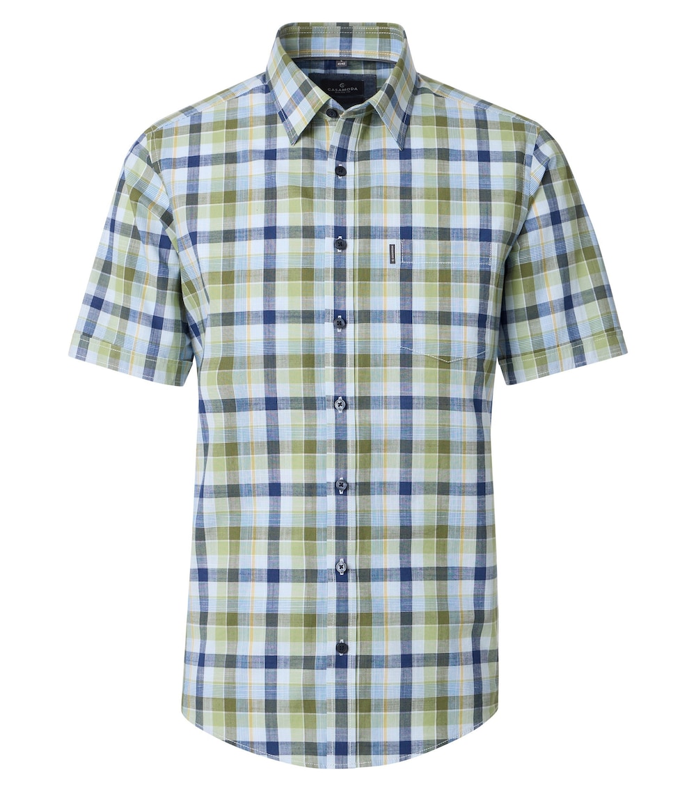 Freizeithemd Kurzarm kariert Comfort Fit