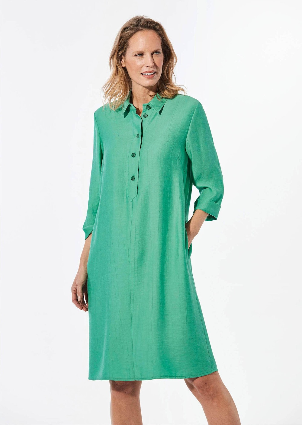 Kleid mit Hemdkragen