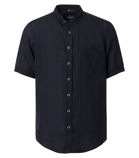 Leinenhemd Kurzarm uni Casual Fit