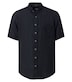 Leinenhemd Kurzarm uni Casual Fit