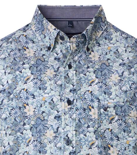 Freizeithemd Kurzarm Print Comfort Fit