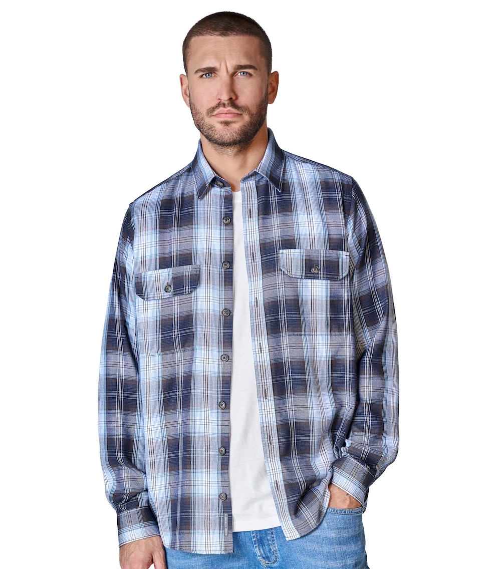 Freizeithemd kariert Casual Fit