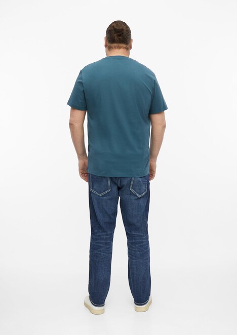 Baumwoll-T-Shirt mit Logo-Print