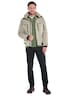Herren Funktionsjacke mit abnehmbarer Kapuze , Braunbeige