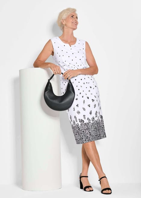 Etuikleid mit Blumenprint, Jersey