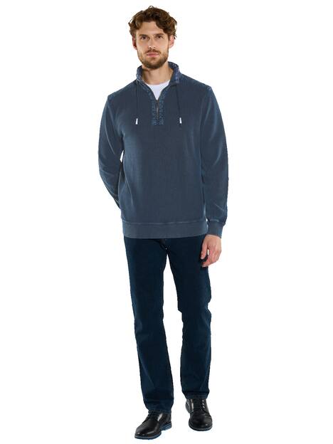 Sweatshirt mit Stehkragen