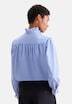 Damen Ausgestellte Bluse - Gestreift