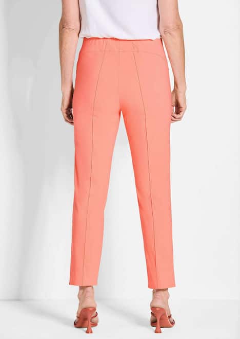 Orange Hose LOUISA mit Biesen