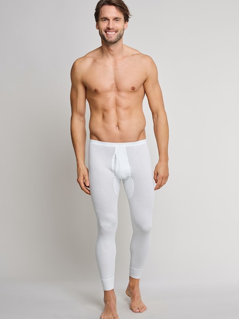 Schiesser Herren Lange Unterhose Feinripp Original Classics