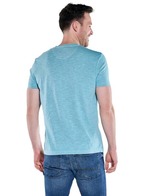 engbers Herren T-Shirt uni , Tuerkis