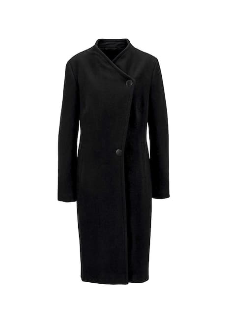 Wärmender Wollmantel