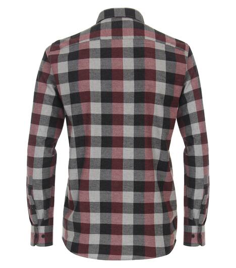 Flanellhemd kariert Casual Fit