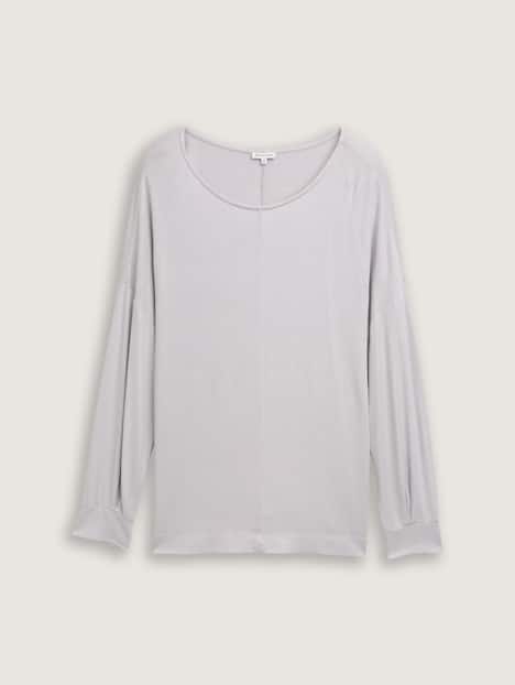 Lockerer Pullover mit Glitzer-Effekt