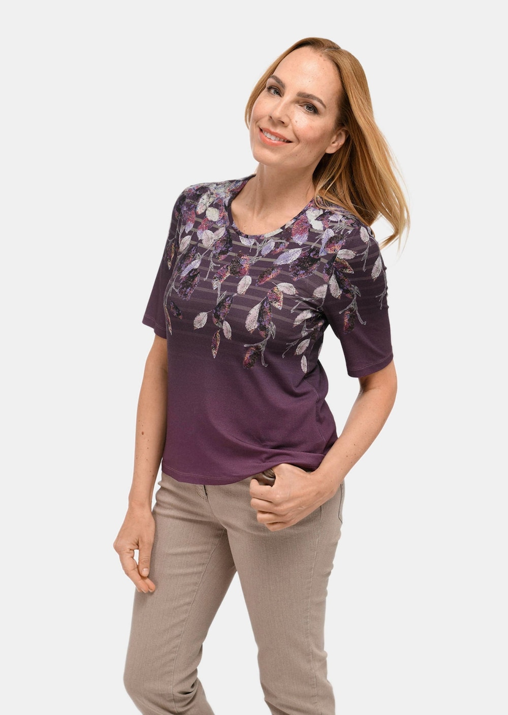 Druckshirt in kraftvollen Farben