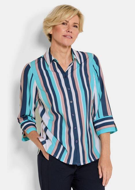 Blusenshirt mit Streifenmuster