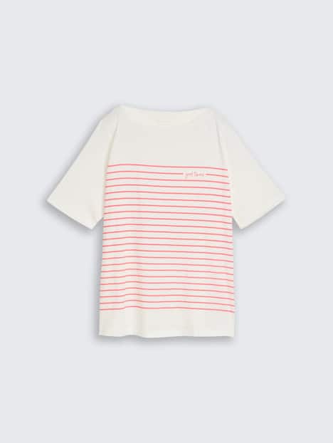 T-Shirt mit Streifenmuster