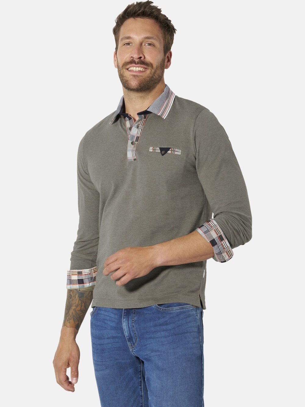 Langarm-Poloshirt CIELA