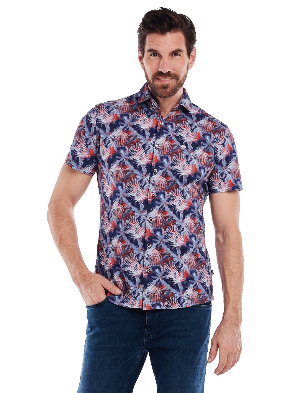 Kurzarm-Hemd slim fit