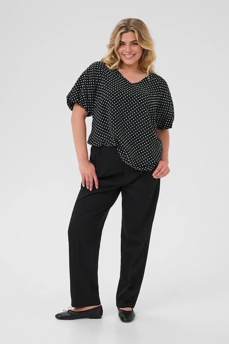 Kurzarm-Bluse Regular fit