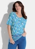 GOLDNER Shirt Shirt met bloemen en randdessin