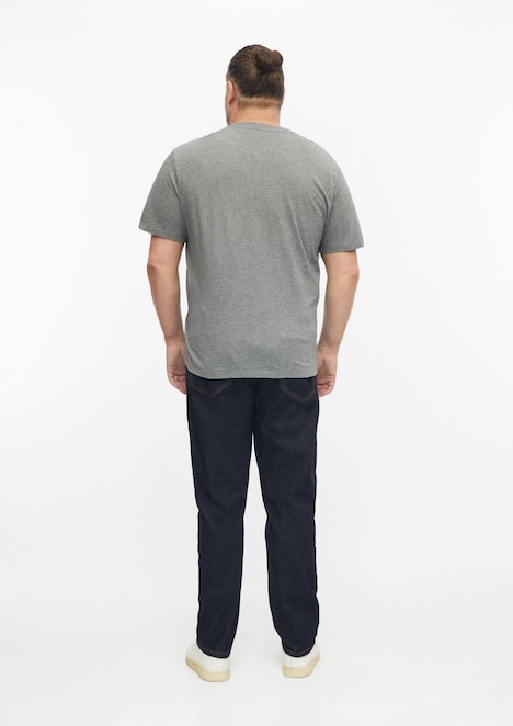Baumwoll-T-Shirt mit Logo-Print