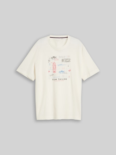 T-Shirt mit Waffelstruktur