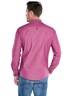 Herren Hemd uni , Feuerrot