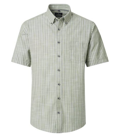 Freizeithemd Kurzarm gestreift Casual Fit