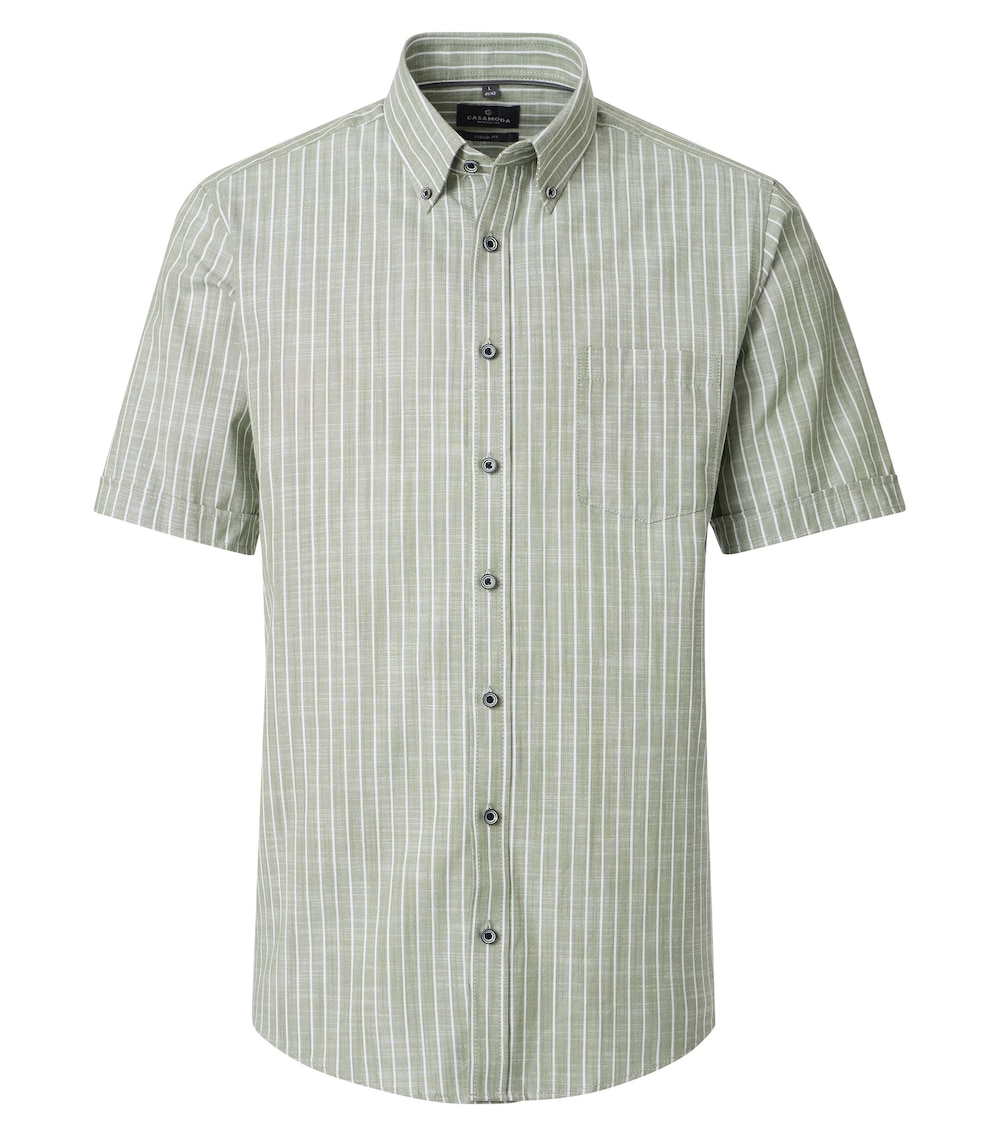 Freizeithemd Kurzarm gestreift Casual Fit