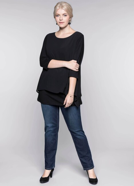 Blusenshirt 3/4-Arm Uni