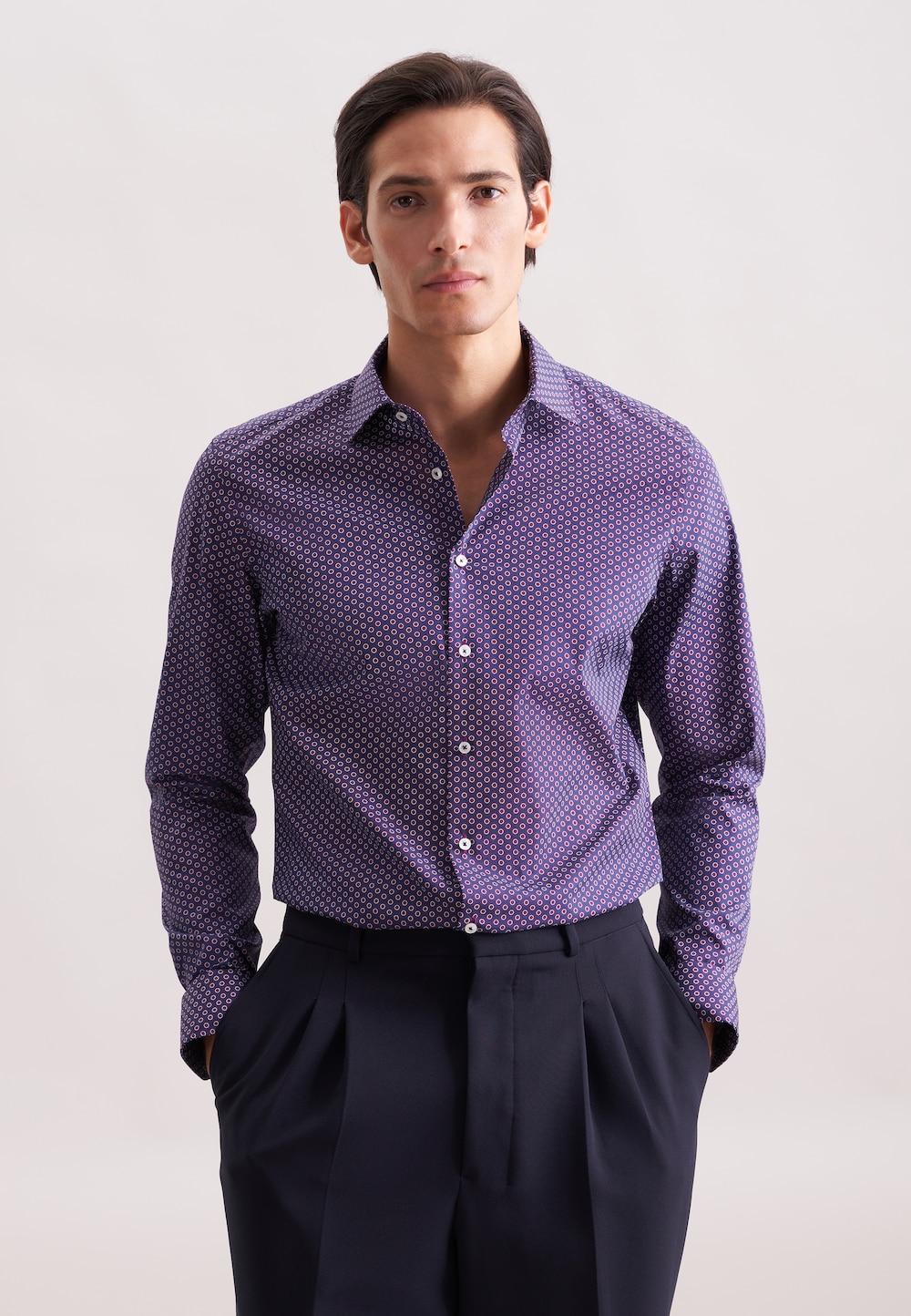 Herren Business Hemd - Druck