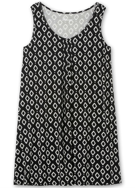 Strandkleid Ärmellos Sonstiges Muster Ohne Kragen