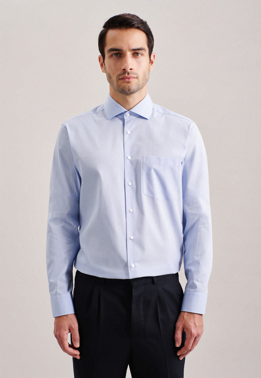 Herren Business Hemd - Uni