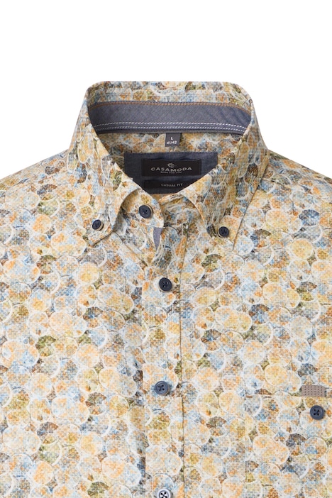 Freizeithemd Kurzarm Print Casual Fit