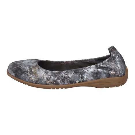 Damen Ballerina Fenja 01, anthrazit-multi