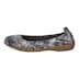 Damen Ballerina Fenja 01, anthrazit-multi
