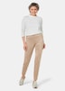 Moderne Leggings in trendigem Velourslederimitat