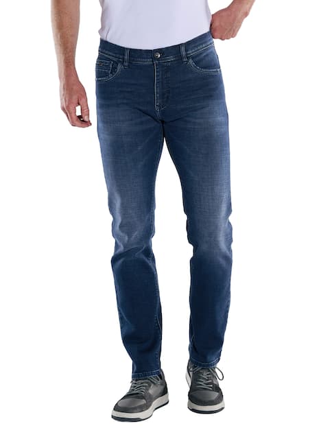 engbers Herren Super-Stretch-Jeans regular , Marineblau