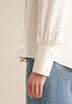 Damen Schluppenbluse - Uni