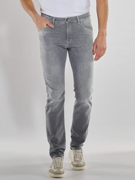 engbers Herren Super-Stretch-Jeans regular , Grau