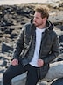 engbers Herren Lederjacke , Oliv