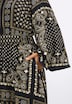 Maxikleid Maxikleid mit Paisley- und Ornamentmuster Langarm Ohne Kragen