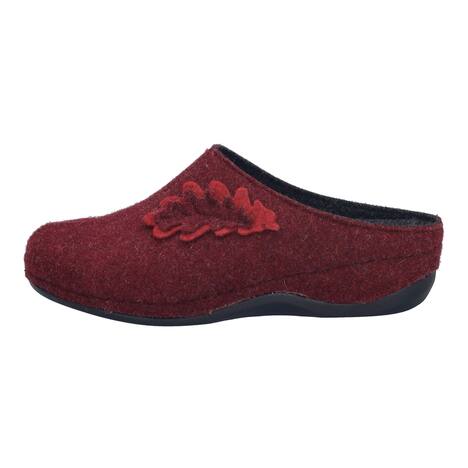Damen Hausschuh Cholet 05, bordeaux-kombi