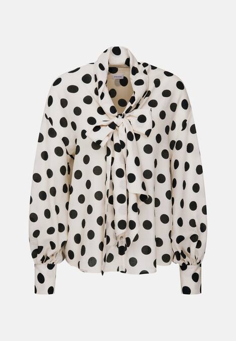 Damen Rüschenbluse - Druck