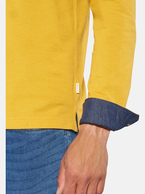Langarm-Poloshirt VITORIO